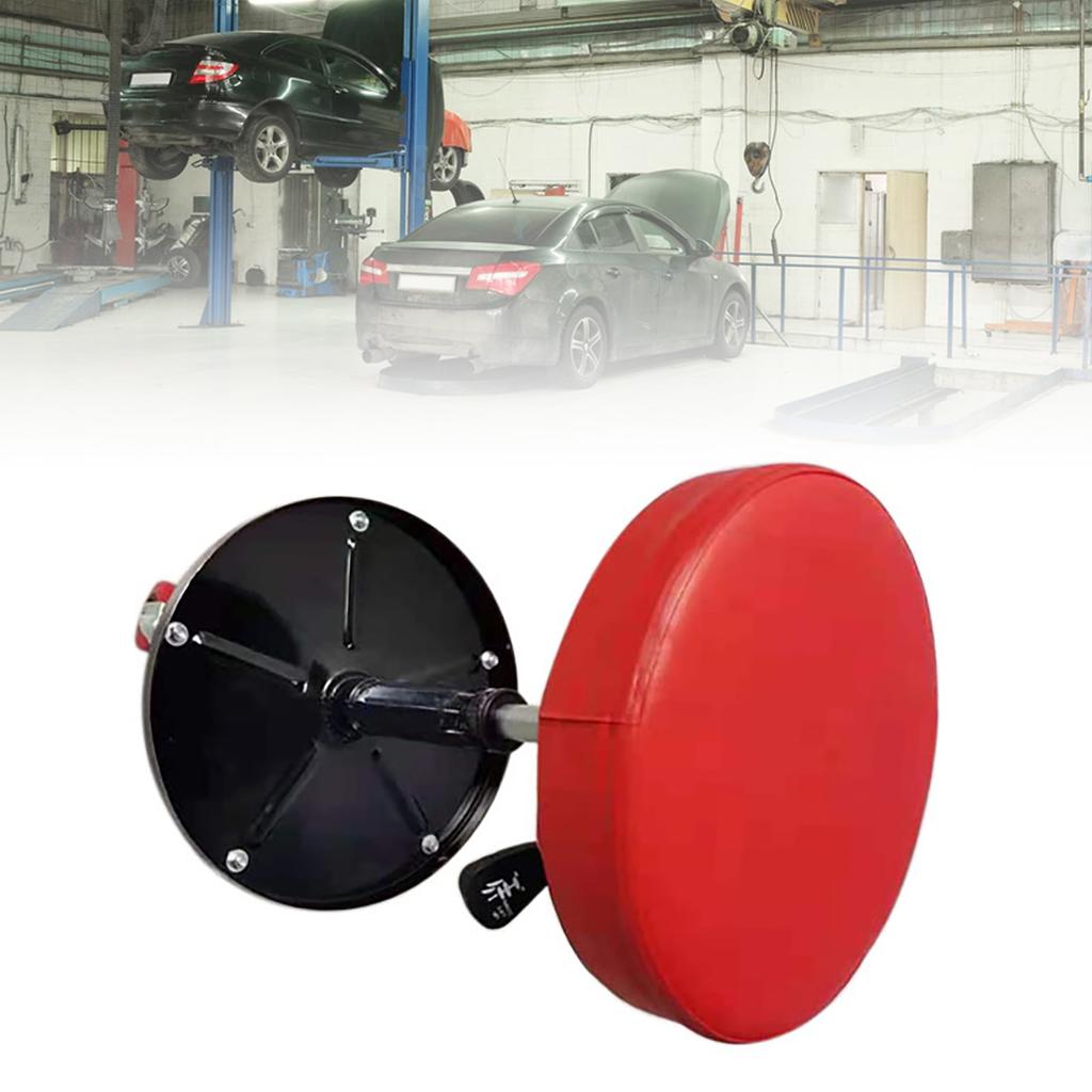 Rolling Garage Stool Round Mechanic Adjustable Multipurpose Pneumatic Creeper Seat