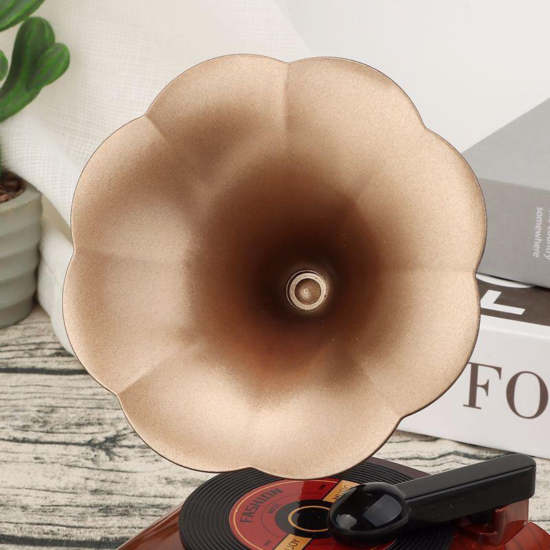 Vintage Gramophone Model Music Box, Eight-track Player, Home Decoration Item, Photography Prop, Living Room Accessory