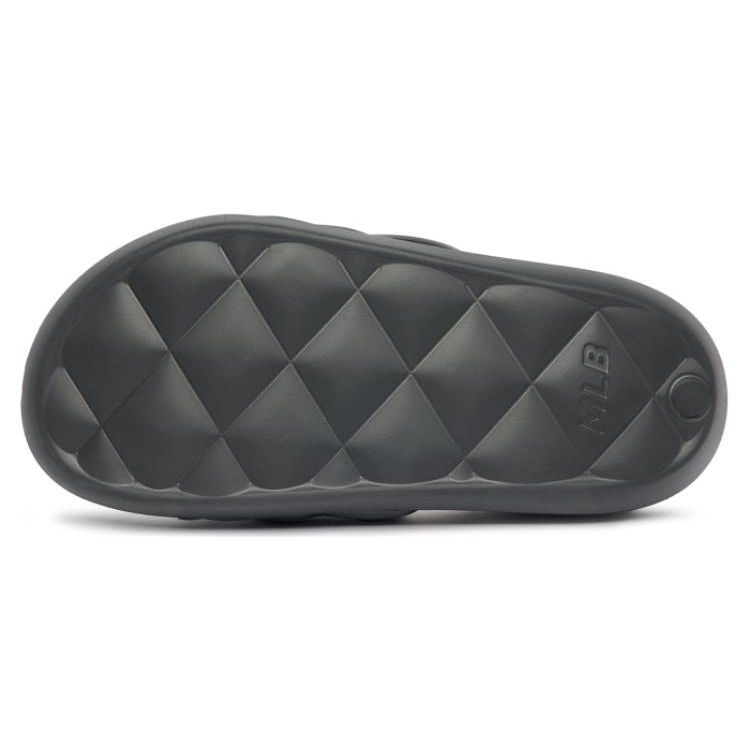 MLB Slipper Chunky Bouncer New York Yankees Non-Slip Durable Slide Sandals Unisex Footwear Black 3ALPFBS33-50BKS
