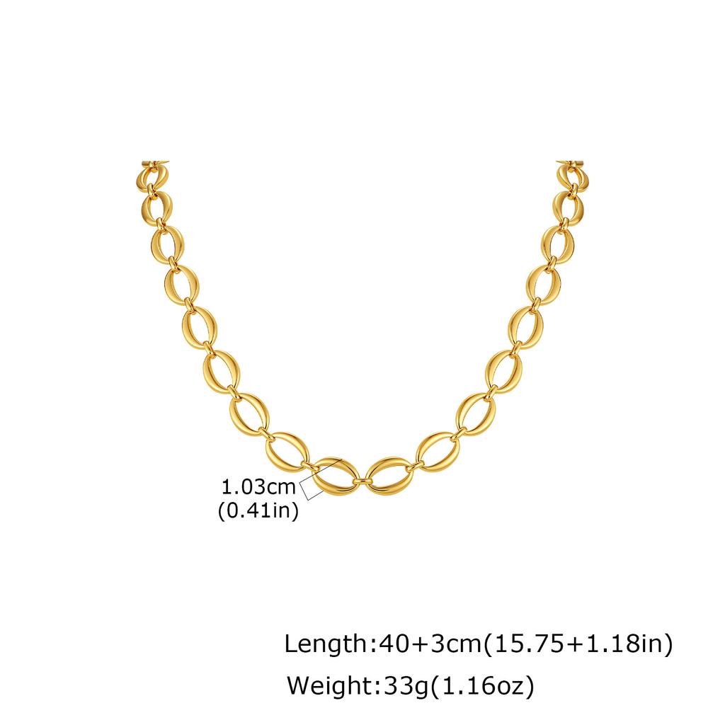 Fashion Jewelry, Stainless Steel Multi-Style Cross Chain Handmade Chain Necklace, Women'S Collarbone Chain 2697