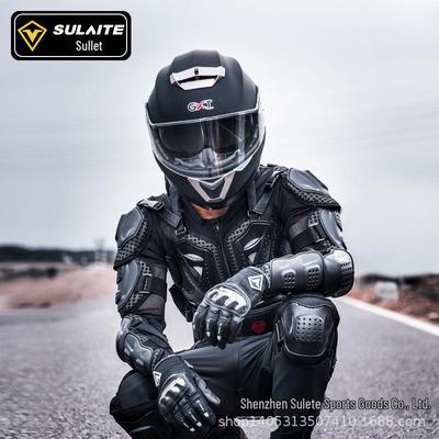 Set di Protezioni per Moto da Cross Sulaite: Giacca Corazzata, Ginocchiere & Gomitiere, Protezione Petto & Collo
