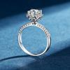 Sweet Ring Women's 1 Carat Moissanite PT950 Platinum - Bouquet Shape Platinum Women's Ring,Festival Gift Option