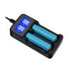 Universal Intelligent USB Battery Charger LCD Display for 18650 18500 18490 18350 17670 17500 16340 RCR123 14500 Battery