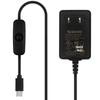 Raspberry Pi 4B Power Adapter, 1.5m, 5V 3A, Type-C, Switch, CE Certified