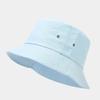 New Men's Copper Buckle Gas Eye Light Plate Bucket Hat Women's Tide Simple Solid Color Casual Basin Hat Spring and Summer Sun Hat