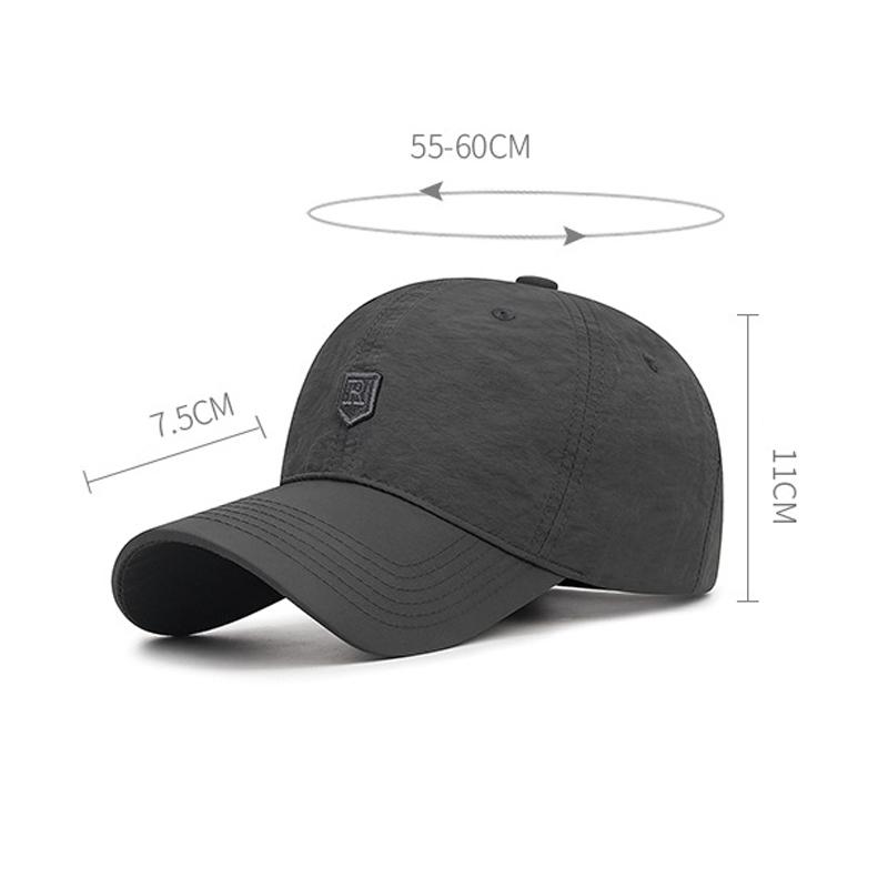 Spring Summer Letter Quick-Drying Hat Men Sports Cap Lightweight Outdoor Sunscreen Hat