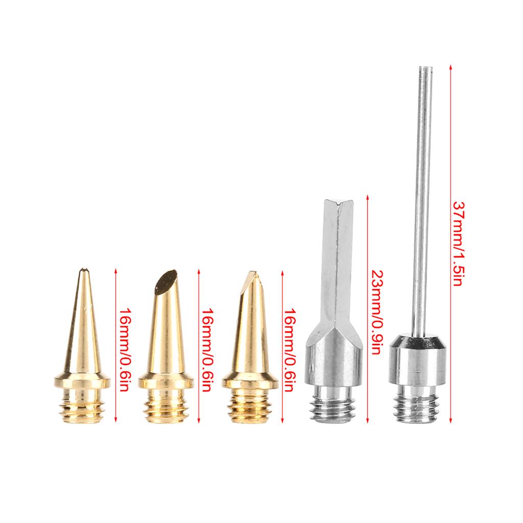 5-teiliges Gaslötkolben-Set Elektrischer Schaumstoffschneider Lötspitzen Schweißwerkzeug Zubehör