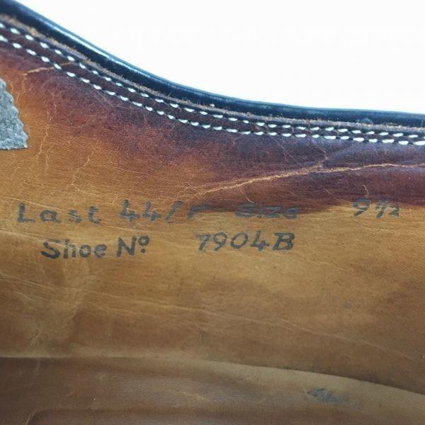 Royal Tweed by Cheaney Made in England Vintage Wingtip Shoes Black Size 9.5 / 28.0cm Men's(USED)