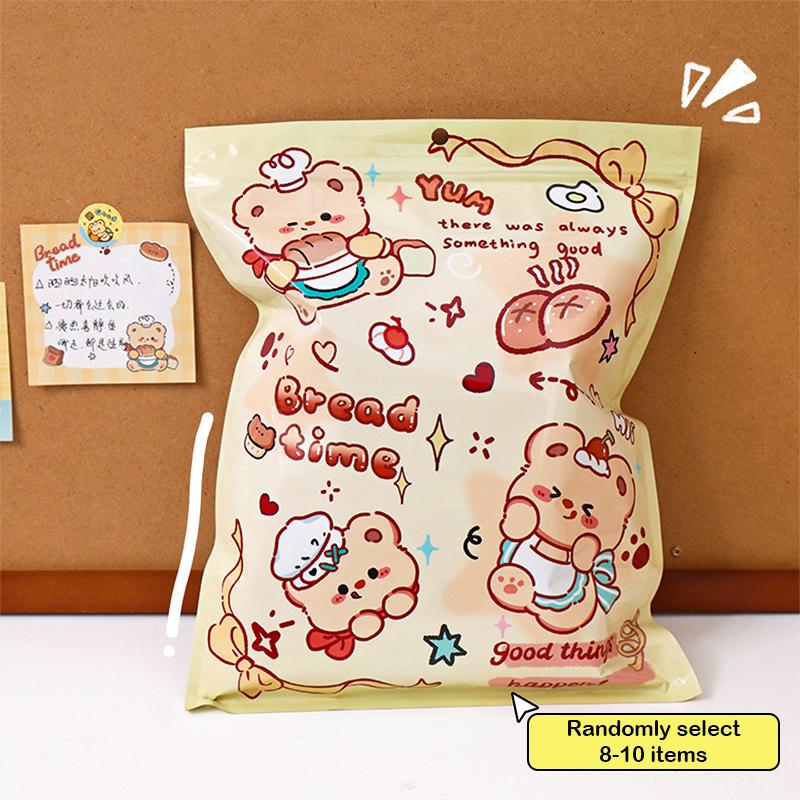 1 Sett Kreativt Søtt Liten Bjørn Skrivesett Tegneserie Skrivesaker Overraskelsespose Bursdagsgaver Morsomt Skrivesett Skoleutstyr