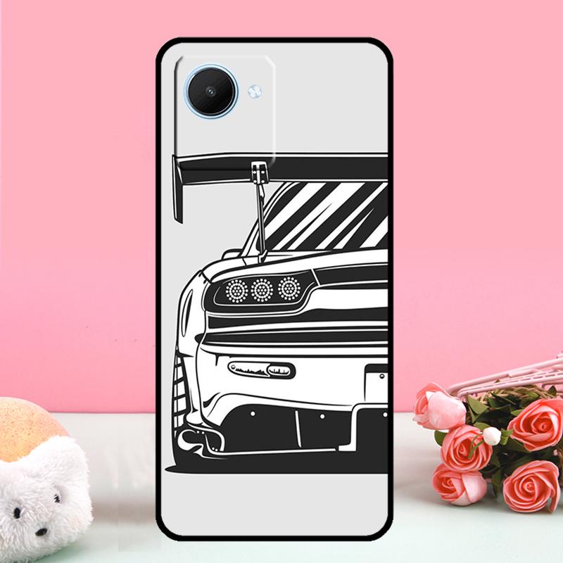 JDM Car For Realme 15 Pro GT7 10 11 12 13 14 Pro Plus C67 C65 C63 C61 C55 C53 C51 C35 C71 C75 Case