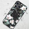 Plain Floral Pattern Shockproof Soft Case For iPhone 16 Pro Max 15 14 Pro 13 12 Mini 11 XS XR 8 7 Lanyard TPU Lens Protection Slim Matte Phone Cover