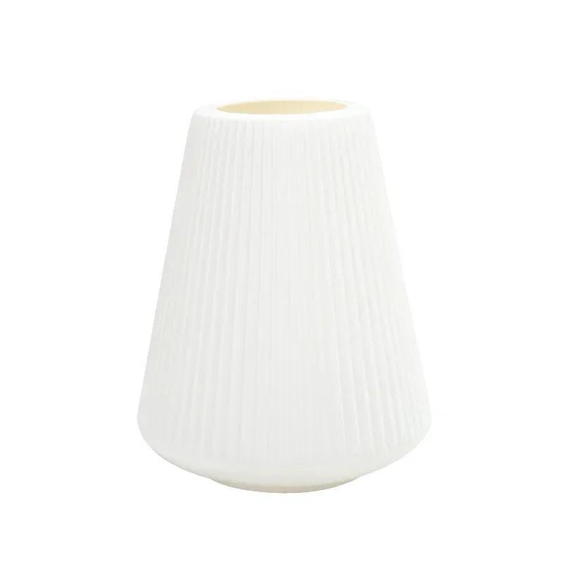 Plastic Vase Flower Arrangement Hydroponic Plant Porcelain Home Nordic Decoration Living Room European Style Decor Accessories