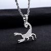 MossanRappr Pendente Scorpione in Moissanite Colorata per Uomo Donna Argento Sterling Iced Out Hip Hop Collana Gioielli Regalo