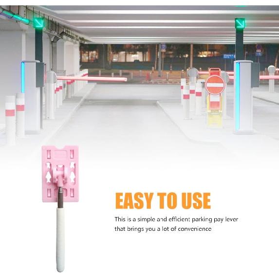 2 ks 60cm teleskopický držák na kartu, dosahovač pro parkování ve vozidle, bezkontaktní platební tyč, tyč na placení mýtného, nástroj pro pomoc při parkování v garáži