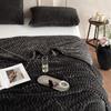 Plain Solid Color Blanket for Bed Pluffy Plush Thow Blanket for Winter Warm Thick Coral Fleece Plaids Sofa Bedspreads for Winter