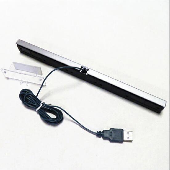 New USB TV Wired Remote Sensor Bar for Wii Console Receiver Inductor