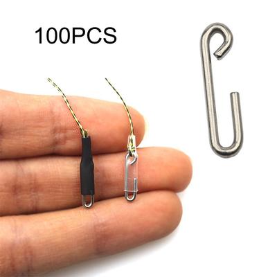 Change Snaps Connector Fishing Hook Quick Change Silver