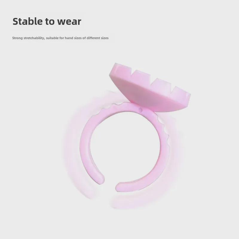One-Piece Grafting Eyelash Glue Ring Cup - Professional Lash Extension Tool