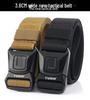 Men's 2020 Nylon Tactical Belt with Safety Buckle for Outdoor Sports & Combat