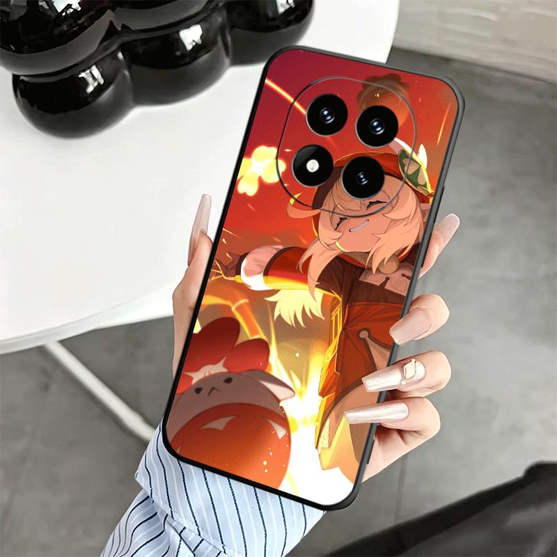 Genshin Impact Klee Soft Phone Case for Xiaomi Redmi Note 12 13 14 15 Pro Plus 11 12S 11S 11T 10 4G Black Cover Back Shell