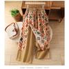 Floral Ethnic Style Casual Summer Women S Skirt Pants