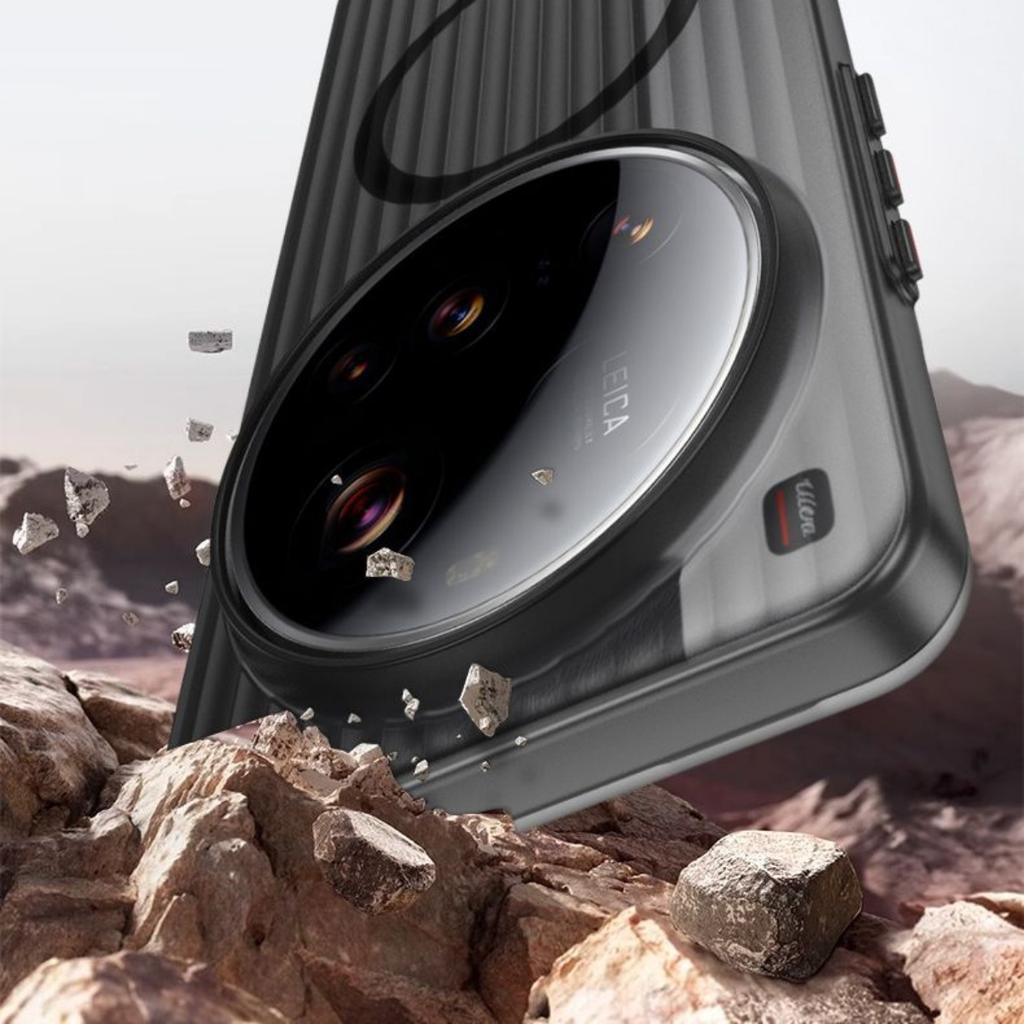 Mi 15ultra Mobile Phone Case Mi 14 Matte Magnetic Corrugated 13Pro Anti-drop Protection