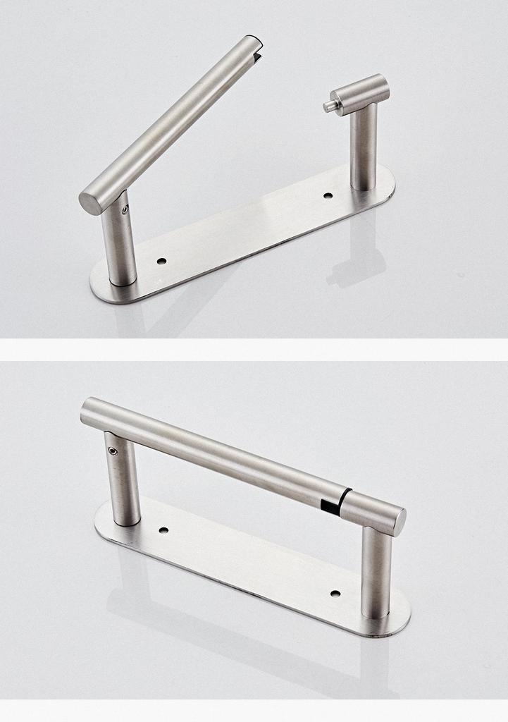 Custom No-Drill Rotating Stainless Steel Toilet Paper Holder for Bathroom Wall