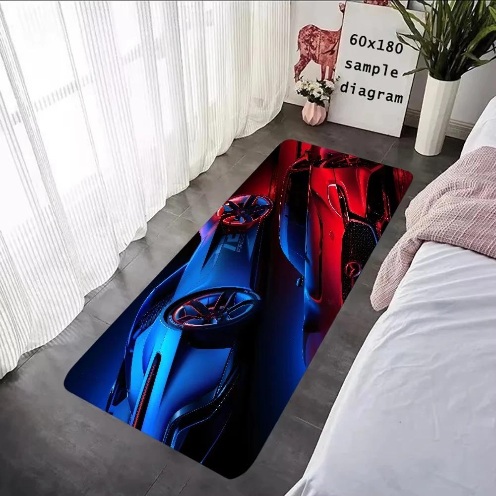 Tappeto Decorativo G-Gran-Turismo per Camera da Letto Tappeto Antiscivolo Tappeti di Benvenuto Soggiorno di Casa Morbido Tappetino per Pavimento a Lato del Letto Tappetino per la Cucina