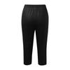 Women's Cropped Pants Casual Drawstring Waist Loose Yoga Sports Pants With Pocket Cuff Slitted Sports Pants