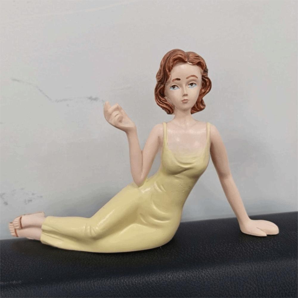 Harz Aroma Statue Ständer Kreatives Räuchergefäß Frauenfigur Räucherkegel Halter Hausdekoration