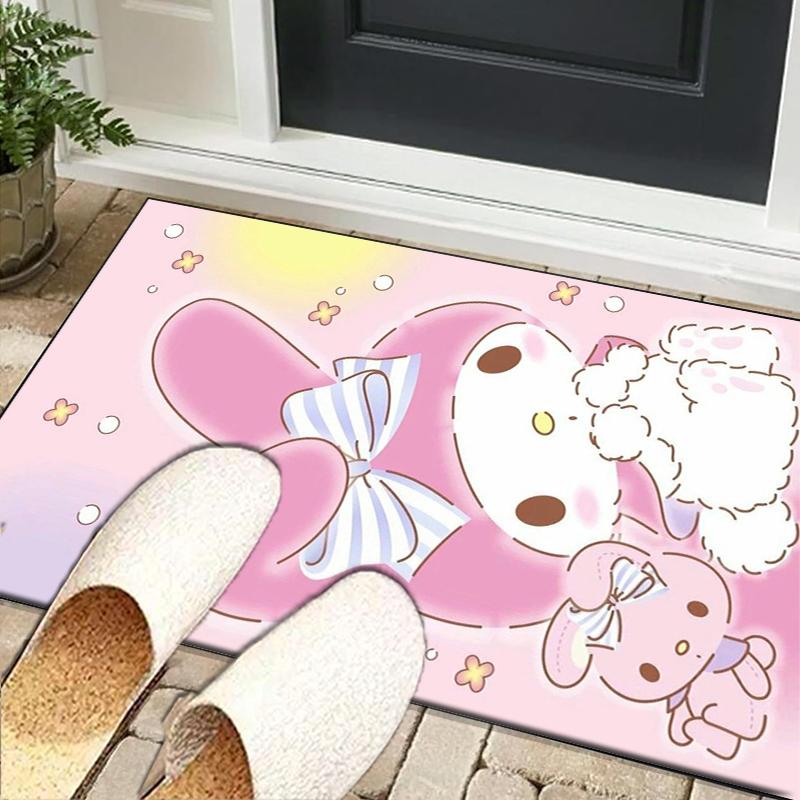 Hello Cat Fantasy World Office Rug Chair Mat, Game Carpet, Suitable for Front Door, Bedroom, Living Room, Desk, Holiday Gift