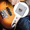 Electric Guitar Output Socket Plate With Mounting Screws Square Guitar Output Socket Seat for Electric Guitar Part