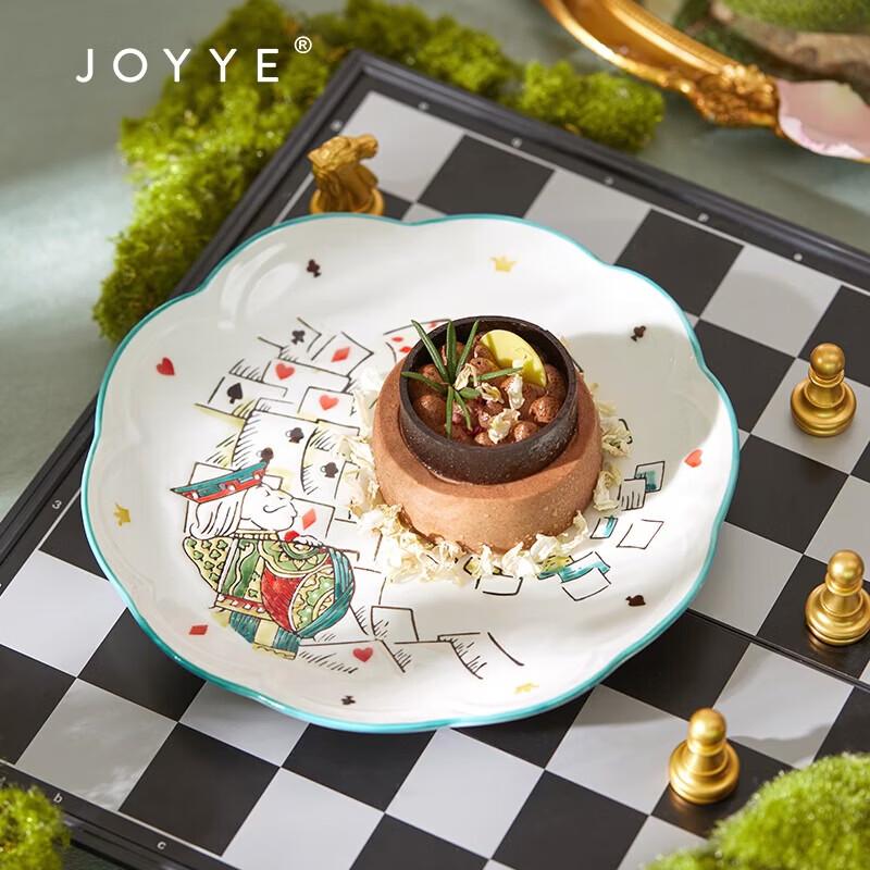 JOYYE Alice in Wonderland 8-inch Ceramic Plate