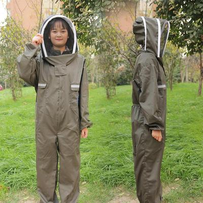 Breathable Beekeeping Suit with Hat & Thickened Protection Tools