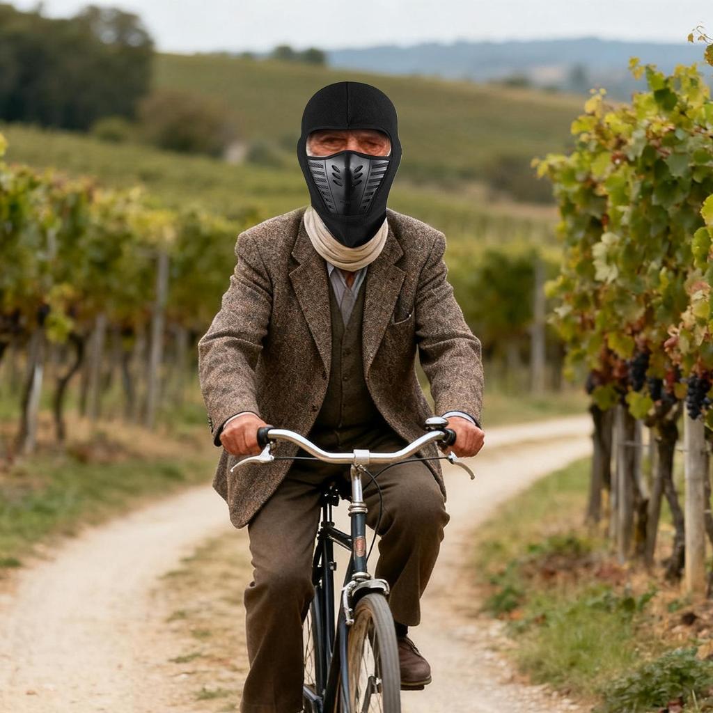 Motorcycle Face Cover Breathable Thermal Windproof Winter Warm Motorcycle Head Hood For Men Women Outdoor Snow Cycling Hiking