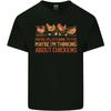 Thinking About Chickens Funny Farm Farmer Kids T-Shirt Childrens