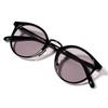 FEISEDY Sunglasses Round UV400 Stylish Lightweight Colored Lenses Driving Travel Unisex B1172 Thin Color Blue Pink Gray Brand Black Purple Small Face
