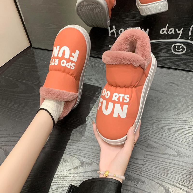 Módní ležérní sportovní dámské boty 2024 Nové zimní mrazuvzdorné a teplé dámské sněhule Vnitřní chlupaté bavlněné boty Zapatos Mujer