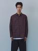 Gijunmaen Ivy Classic Check Shirt Burgundy