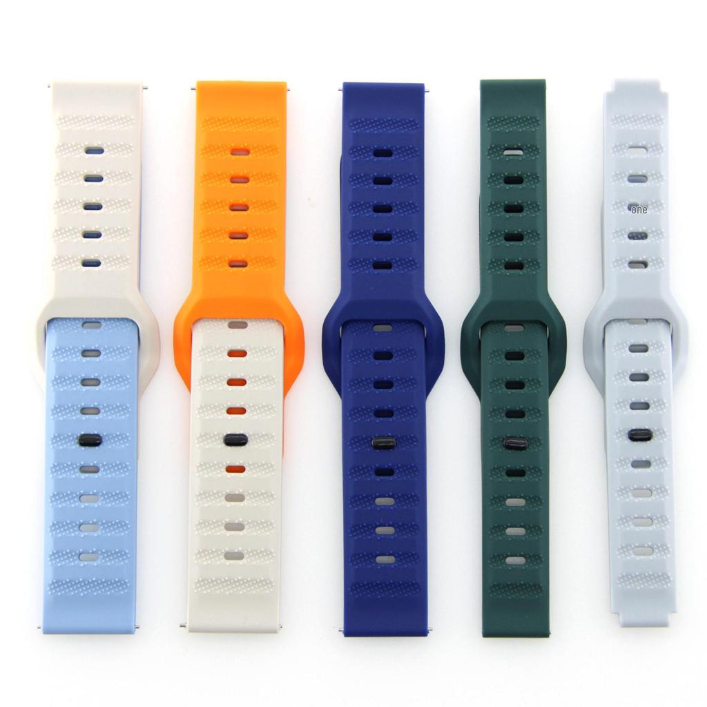 Compatible Silicone Dot Pattern Watch Strap for Samsung, Huawei, Huami, Garmin, and Mi Band