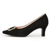 Kumkang Women Renouar Square Cubic Decoration Pumps Renpuc2717f1