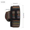 Ethnic Style Snare Drum Bag with Outside Pockets Portable Drum Case Storage Pouch Oxford Cloth Drum Backpack Durable