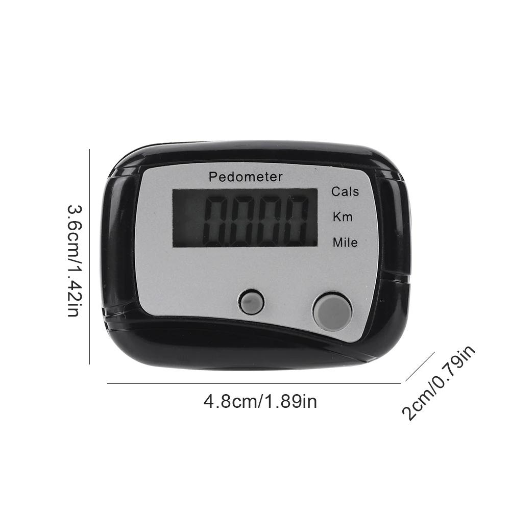 Portable Step Walking Exercise Digital Pedometers with Clip for Jogging Running Walking Lightweight Women Men Steps Watch