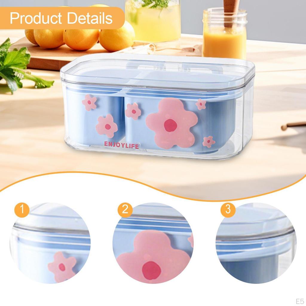 Drain Basket Fruit Strainer Colander Double Layer Container Food Storage Fruits Vegetable Washing