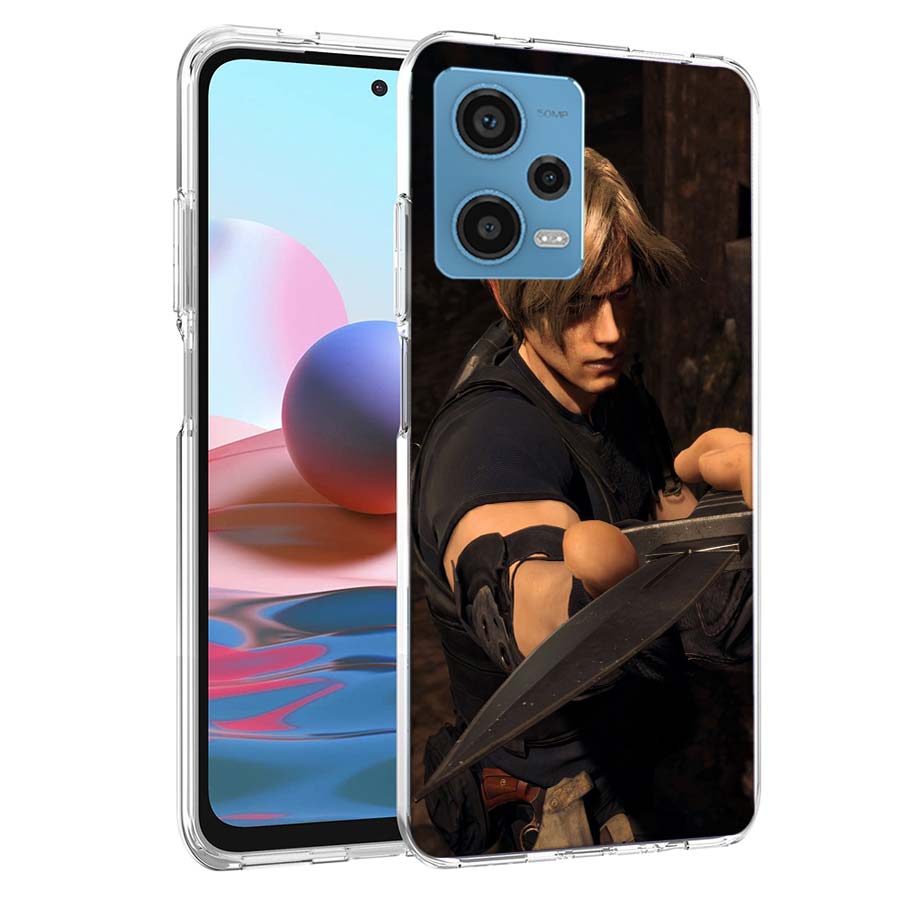 

Чехол для телефона Leon Kennedy Resident Evil 4 для Redmi Note 13 12 14 15 Pro Plus 13R 11 11T 11E 11S 10 Pro 10S 9 9S Прозрачный чехол для телефона Redmi 12