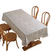 Waterproof And Oil-Proof Tablecloth Fabric Polyester-Cotton Small Fresh Famous Household Rectangular Dining Table Cloth Coffee Table Tablecloth