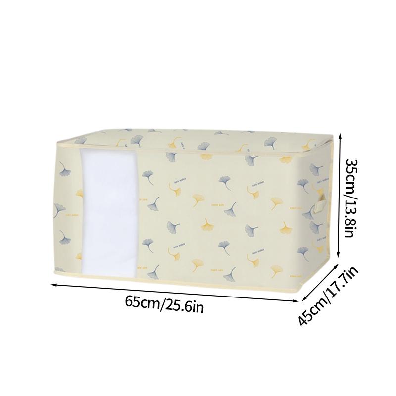 Geantă mare de depozitare haine din material netesut, pliabilă, pentru dulap, pătură, quilt, haine, protecție împotriva prafului, organizare, economisire spațiu, cutie de depozitare