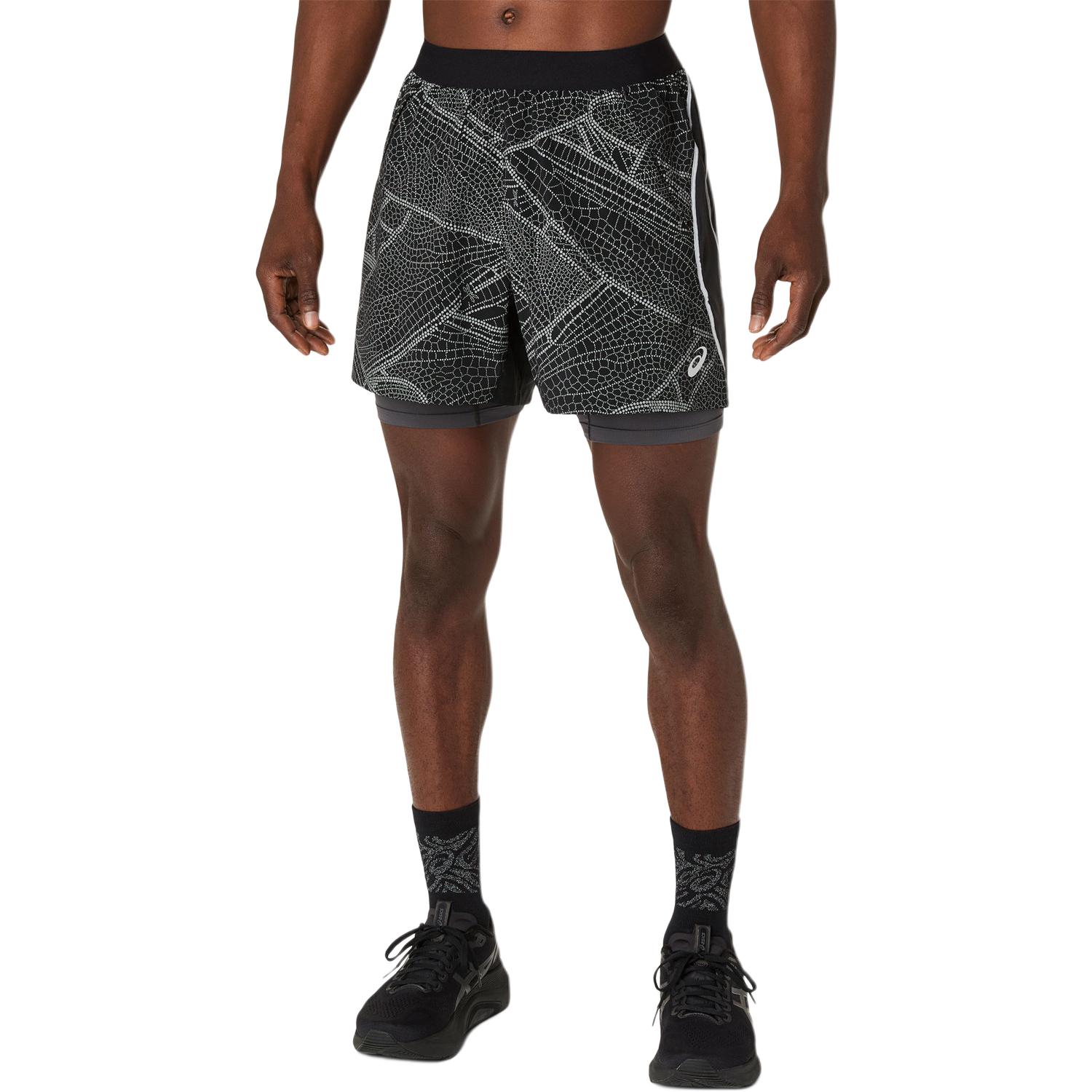 ASICS Casual Shorts Men s Black 2011D367-001 2XL