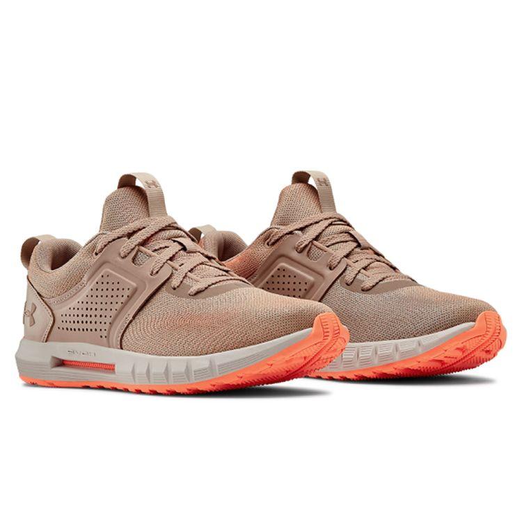 Under Armour HOVR CTW Mojave Dawn PU Cushioning Low Top Casual Running Shoes Women sneaker Blush-Brown 3022512-200