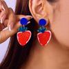 Multicolor Imitation Fruit Drop Earrings for Women Girls Acrylic Strawberry Pineapple Lemon Pendientes Earring Party Jewelry